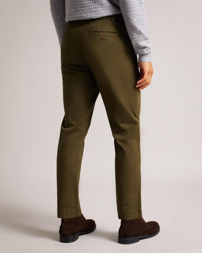 Pantalon Chino Ted Baker Casual Relaxed Kaki Homme | BXF-36668172